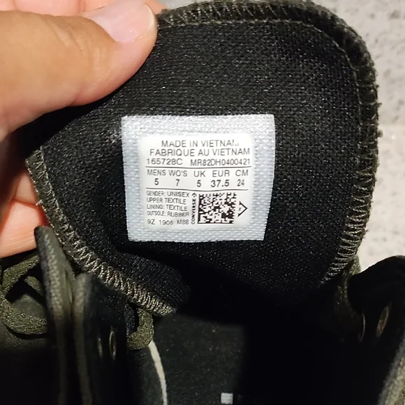 Converse O.P.I Olive Green High-Top Sneakers - Picture 5 of 13